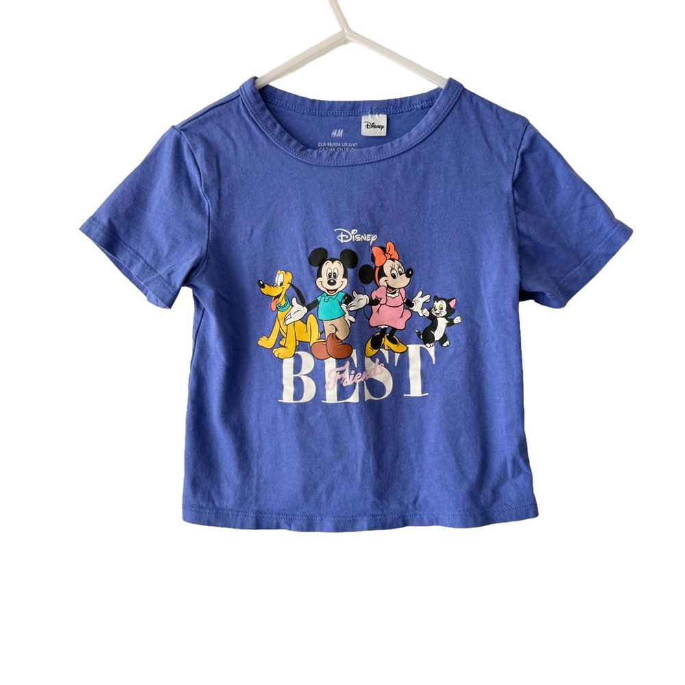 H&M Blue/ Purple Disney Character Kids Tee 3/4 Years